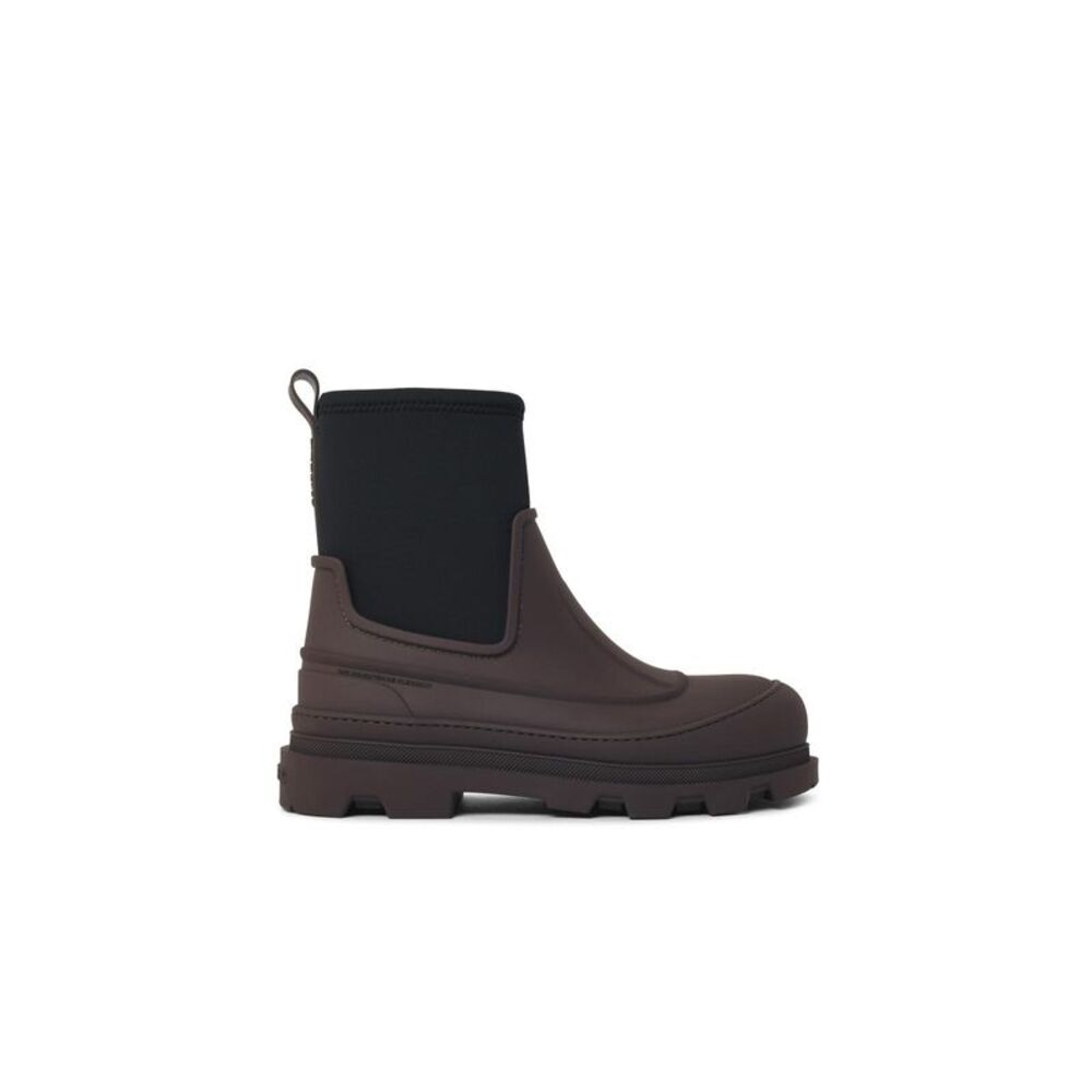 Moncler 'Vera Pulse' Brown And Black Rubber Ankle Boots Men